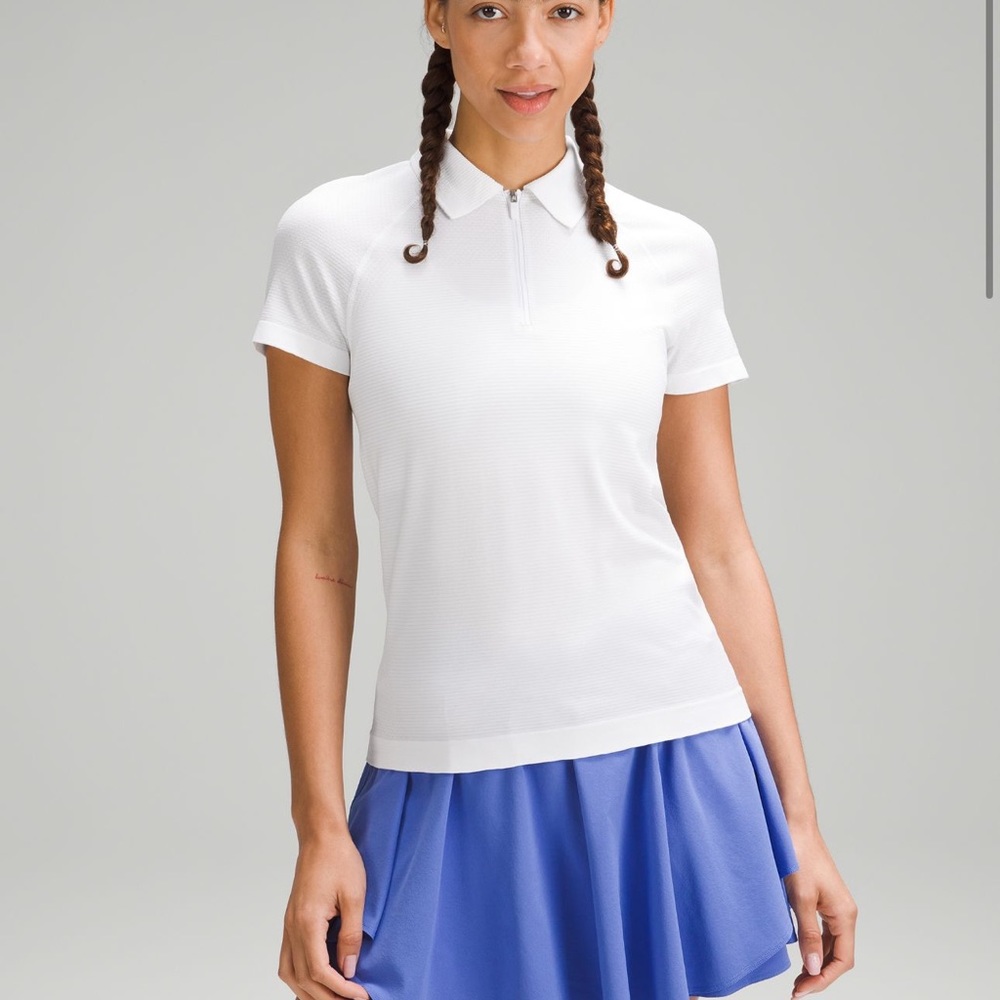 lululemon swiftly tech short sleeve half zip polo